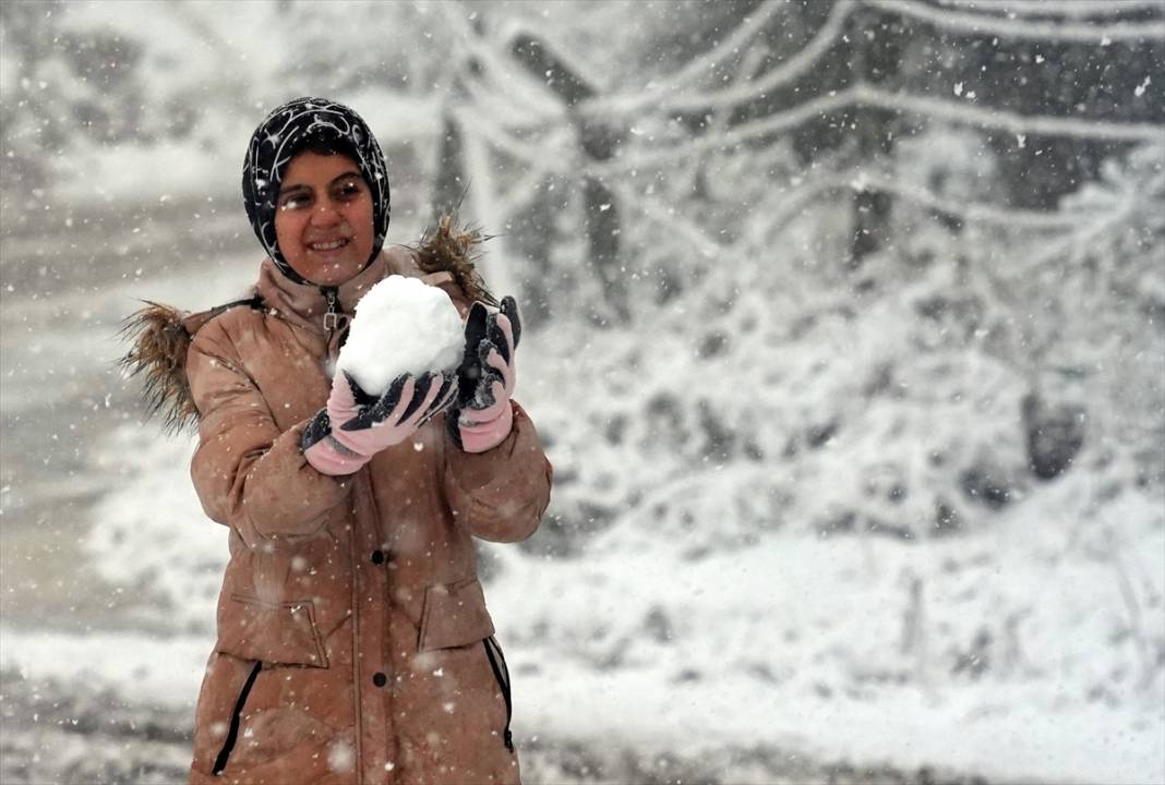 Konya’da nefesler tutuldu! Kar yağışına artık saatler var 4